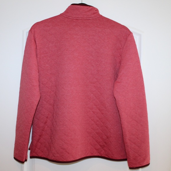 Eddie Bauer red/pink pullover (NWT) (size women’s L) - Picture 4 of 10